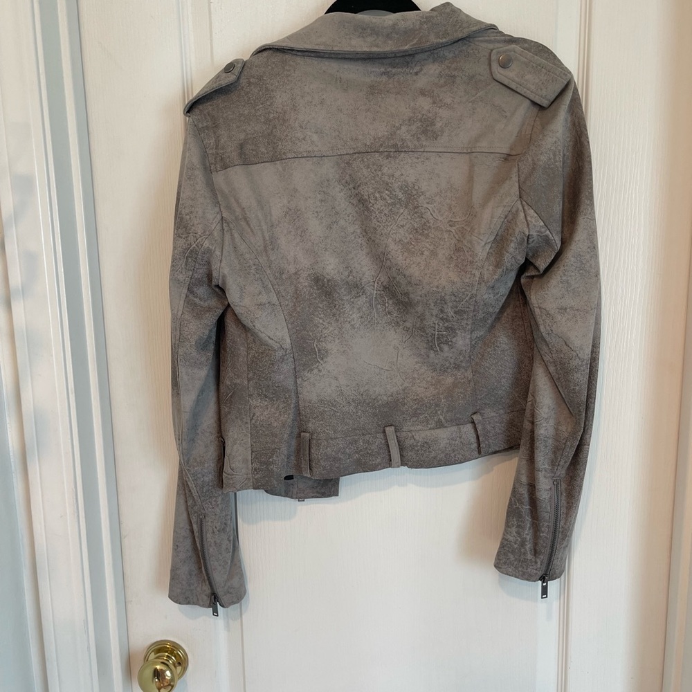 Suede Jacket- Gray - image 3